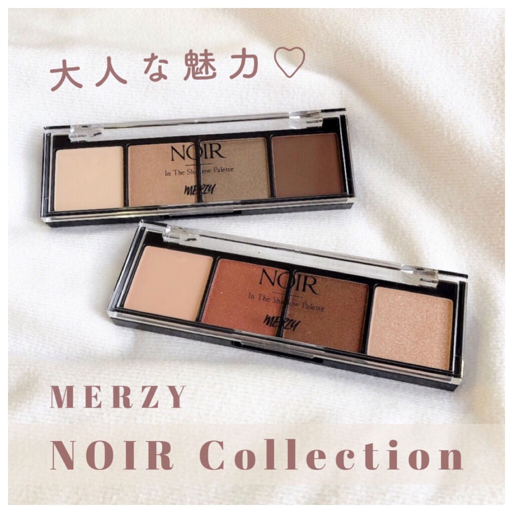 ノワール イン ザ シャドウパレット/MERZY/アイシャドウパレットを使ったクチコミ(1枚目)
