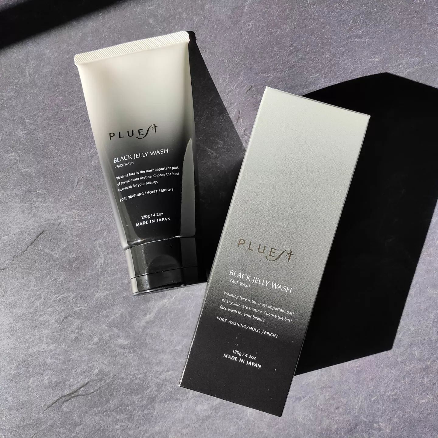 BLACK JELLY WASH（ブラックジェリーウォッシュ）/PLUEST/その他洗顔料を使ったクチコミ（1枚目）