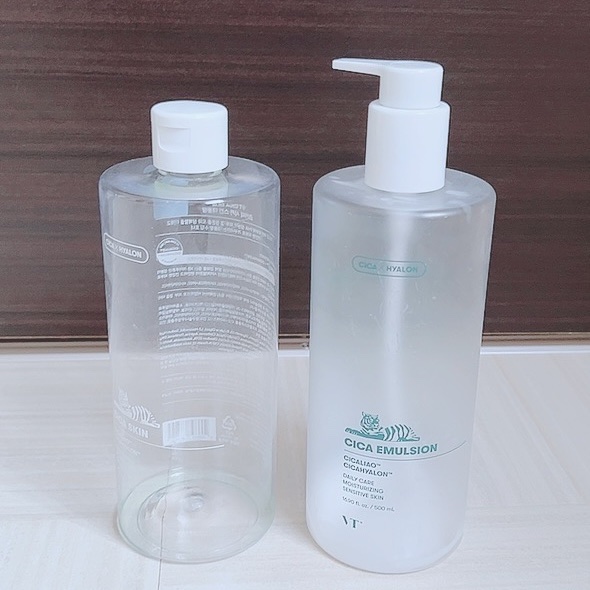 試してみた】VT CICA 大容量 スキン＆エマルジョン セットの効果・肌質