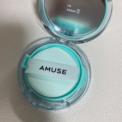 メタフィットヴィーガンクッション/AMUSE/クッションファンデーションを使ったクチコミ(2枚目)