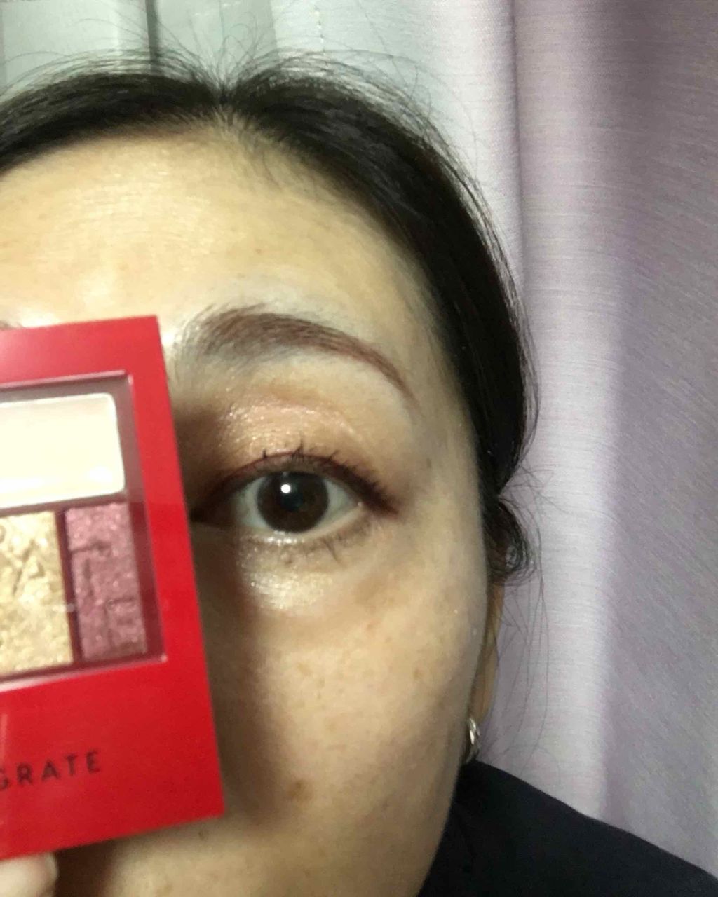 アクセントカラーアイズ CC/インテグレート/アイシャドウパレットを使ったクチコミ（2枚目）