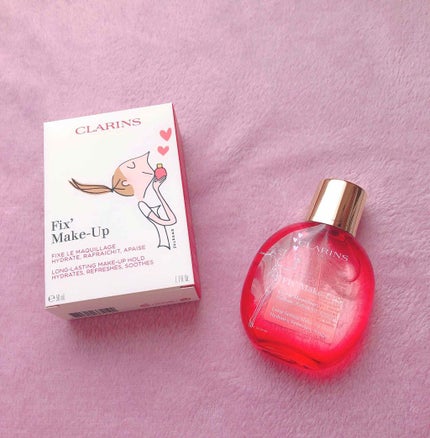 フィックス メイクアップ/CLARINS/ミスト状化粧水を使ったクチコミ(1枚目)