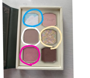 絵画アイシャドウパレット/MilleFée/アイシャドウパレットを使ったクチコミ(6枚目)