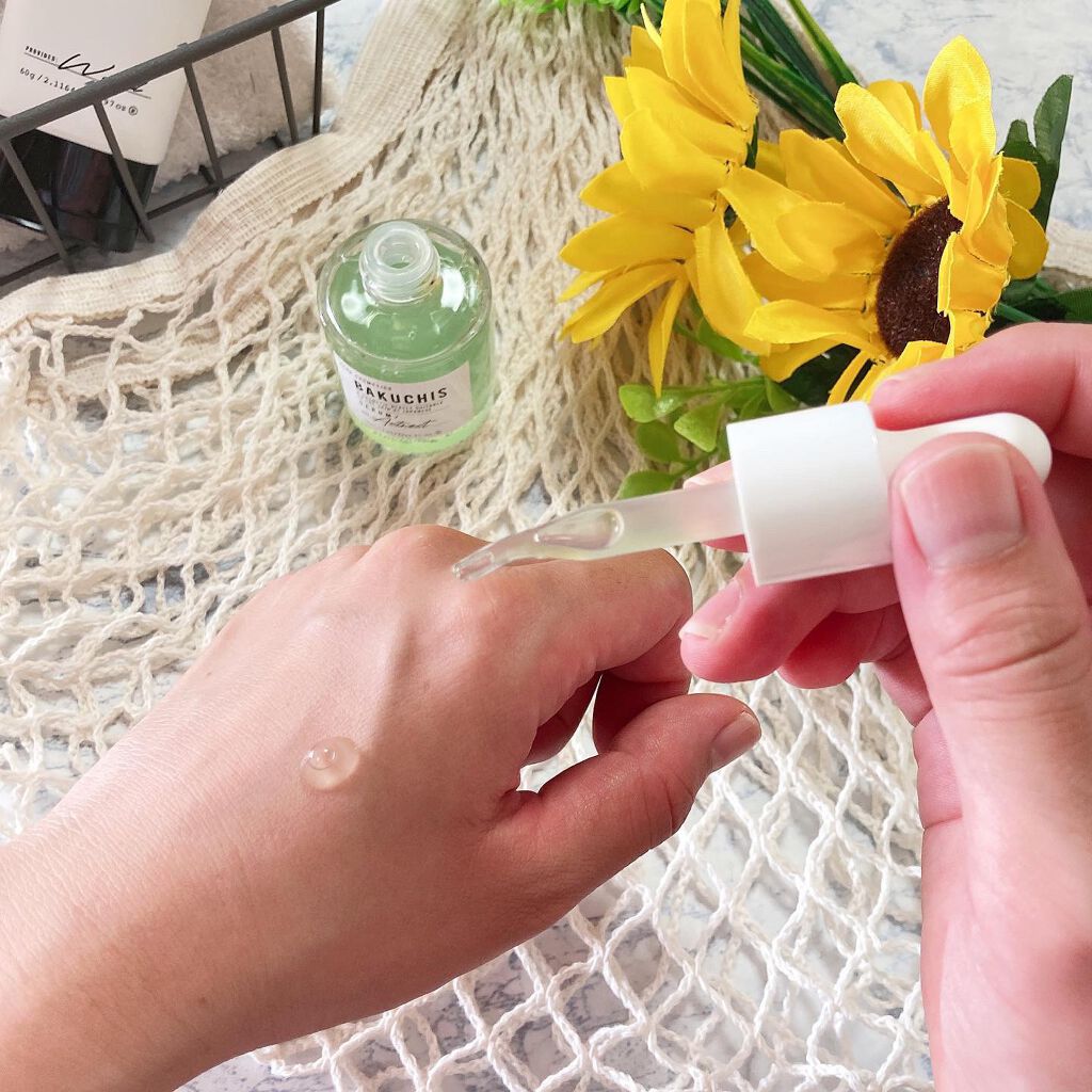 バクチスアクトネストグリーン/BAKUCHIS/美容液を使ったクチコミ(4枚目)