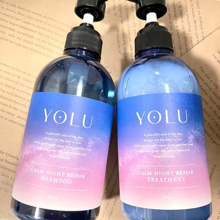 カームナイトリペアシャンプー/トリートメント/YOLU/市販シャンプーを使ったクチコミ(4枚目)