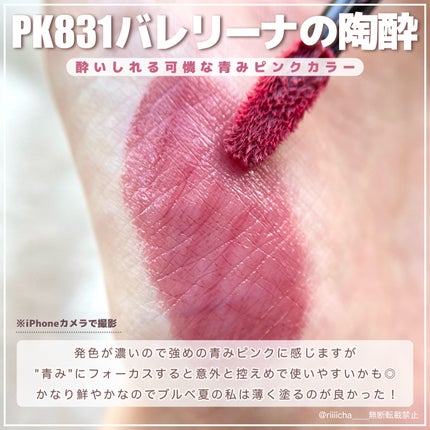 ネンマクフェイク リキッド/Visée/口紅を使ったクチコミ(4枚目)