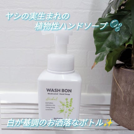 ウォシュボン ハーバル薬用ハンドソープ/サラヤ/ハンドソープを使ったクチコミ(1枚目)
