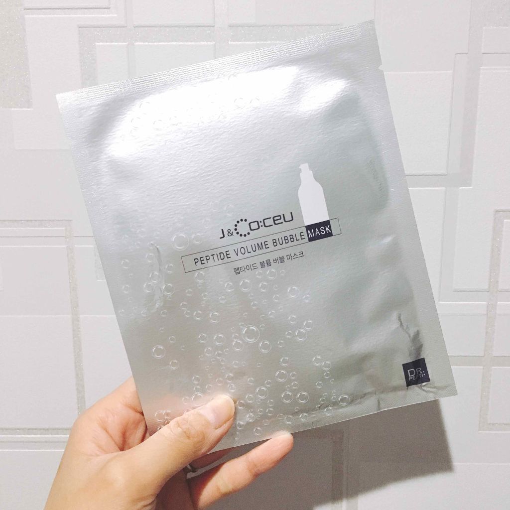 PEPTIDE VOLUME BUBBLE MASK/DR.PEPTI/シートマスク・パックを使ったクチコミ（1枚目）