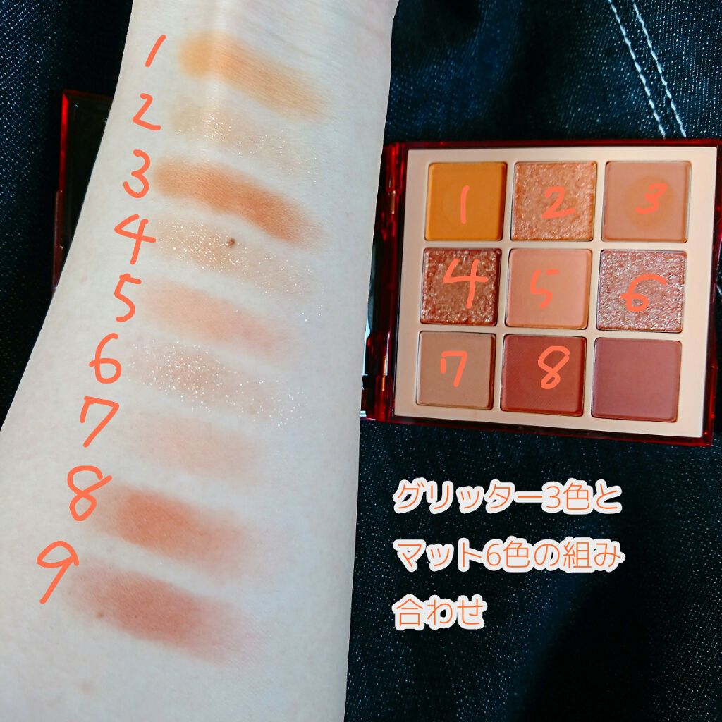 ジューシーオレンジパレット/innisfree/アイシャドウパレットを使ったクチコミ（3枚目）