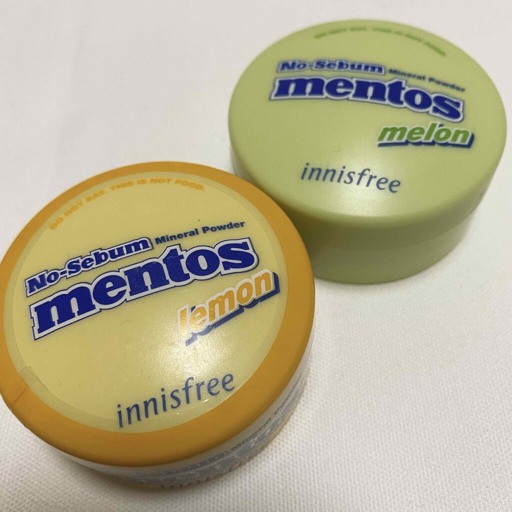 ノーセバム ミネラルパウダー LTD20 LTD203 メントス レモン/innisfree/ルースパウダーを使ったクチコミ（1枚目）