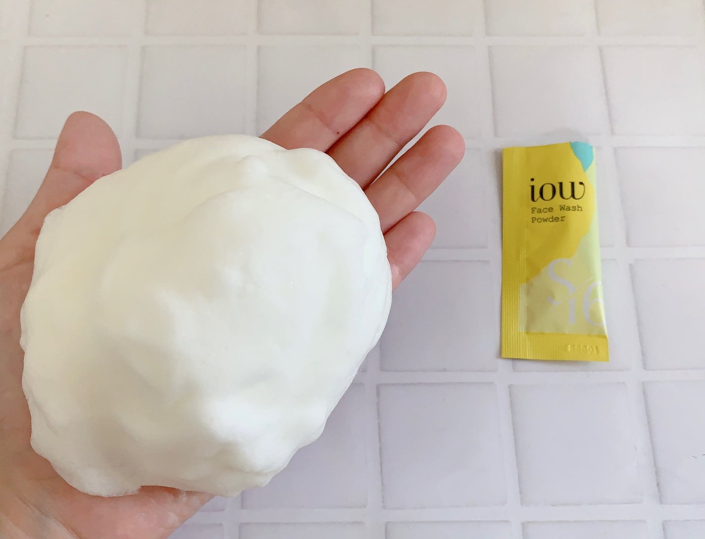 SF洗顔パウダー/iow/洗顔パウダーを使ったクチコミ(5枚目)