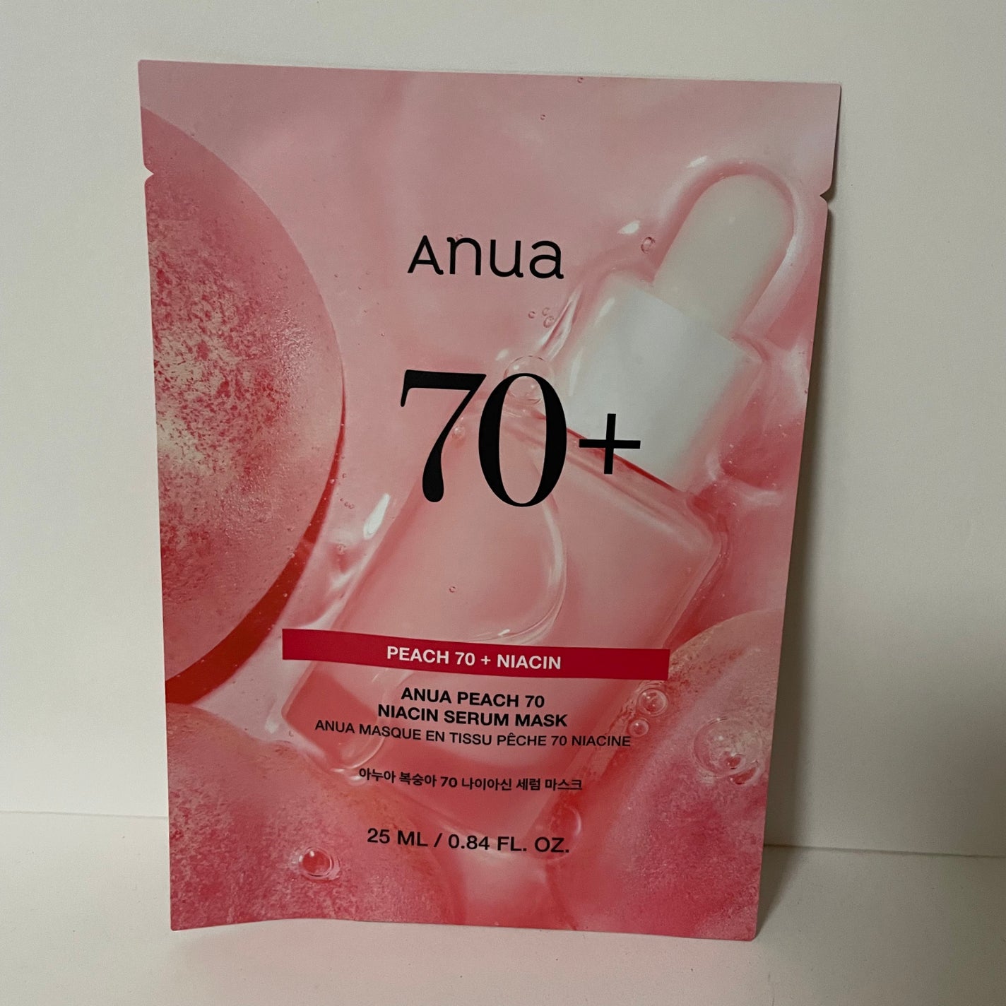 桃70%ナイアシンシートマスク/Anua/シートマスク・パックを使ったクチコミ(1枚目)