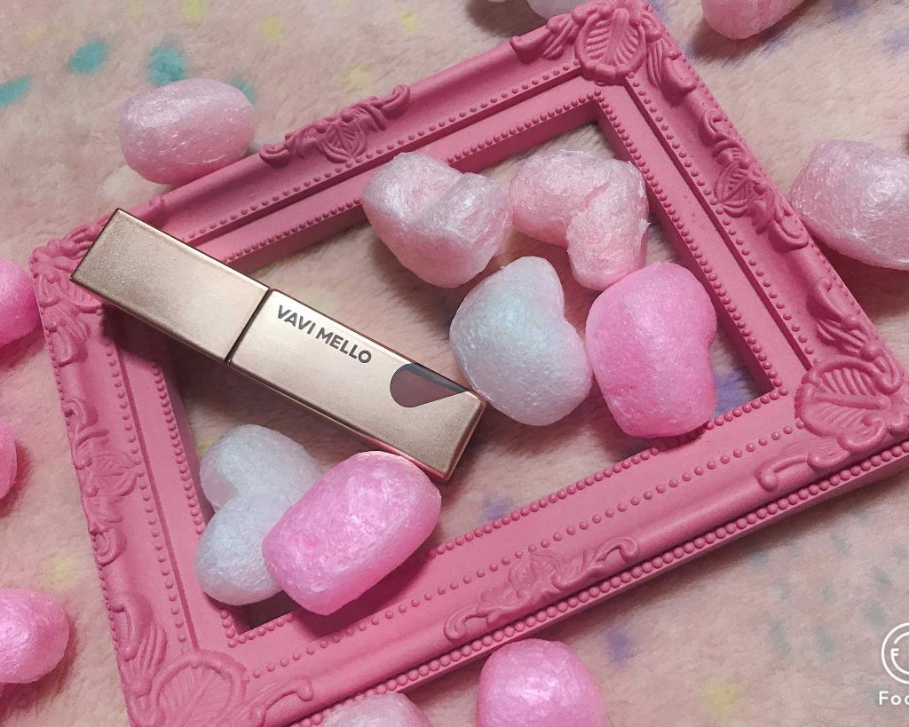 ハートウィンドウリップティントベルベットタイプ/VAVI MELLO/口紅を使ったクチコミ（2枚目）