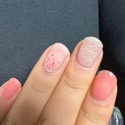 セミキュアジェルネイル(ハンド)/ohora/ネイルシールを使ったクチコミ(2枚目)