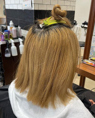 オージュア イミュライズ シャンプー/ヘアトリートメントのクチコミ「【balayage】
・
・
・beforeは右に⇨swipe
ブリーチは誰にしてもら.....」（2枚目）