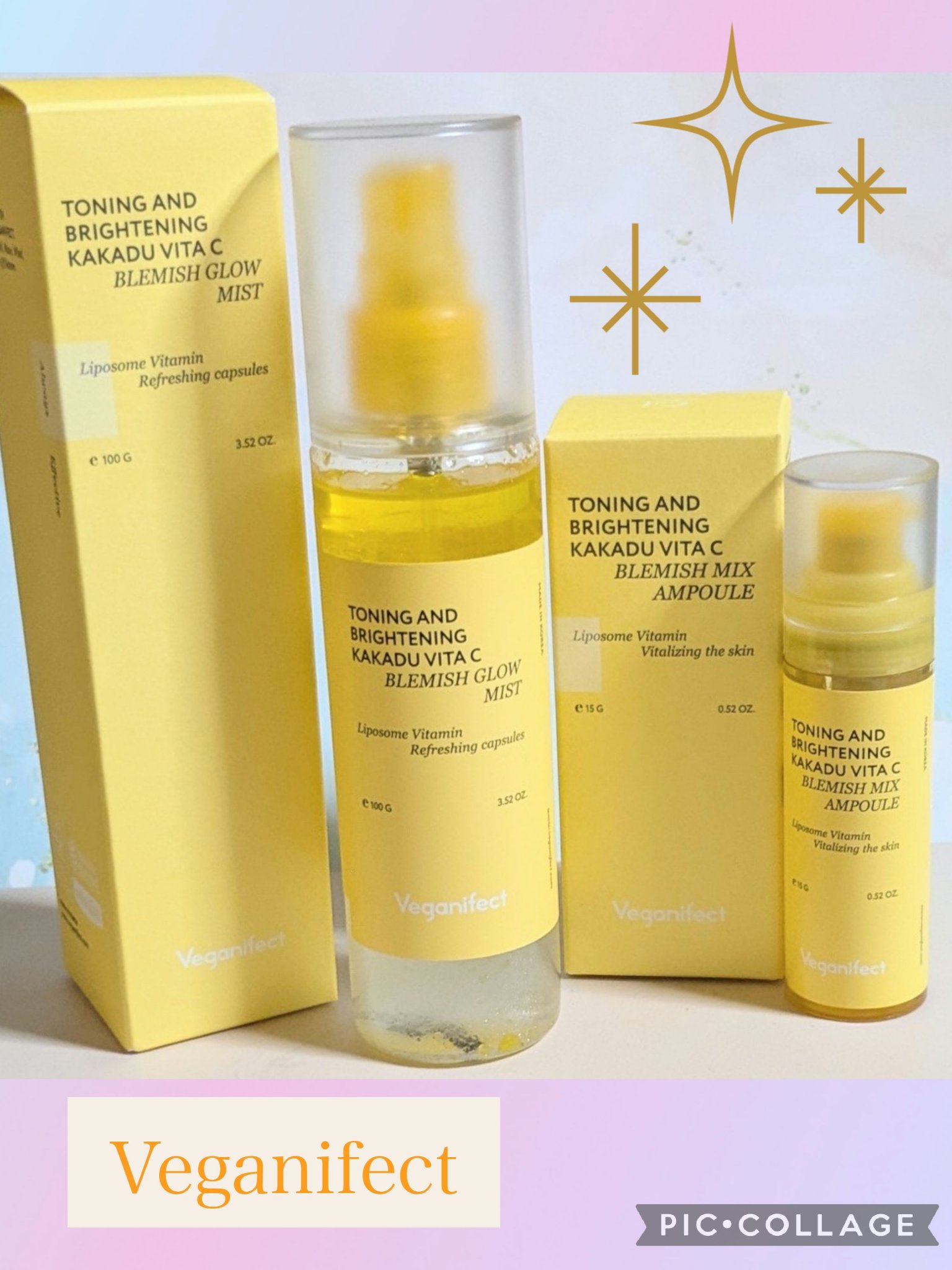 ビタCくすみミックスアンプル/Veganifect/美容液を使ったクチコミ（1枚目）