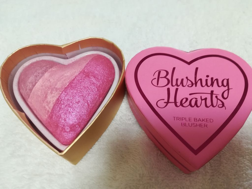 ブラッシング ハート/MAKEUP REVOLUTION/パウダーチークを使ったクチコミ（1枚目）