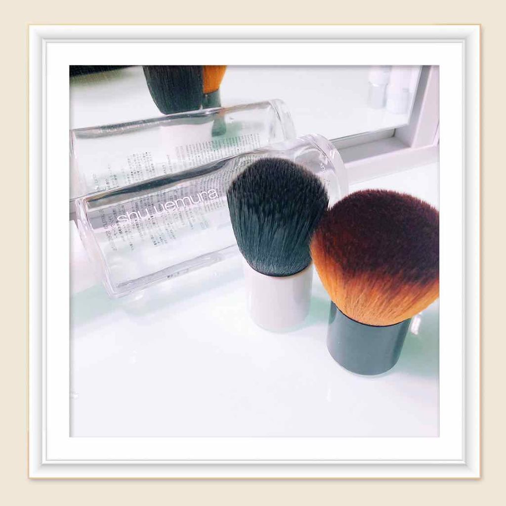 カブキブラシ(全長約7cm)/エトヴォス/メイクブラシを使ったクチコミ(1枚目)