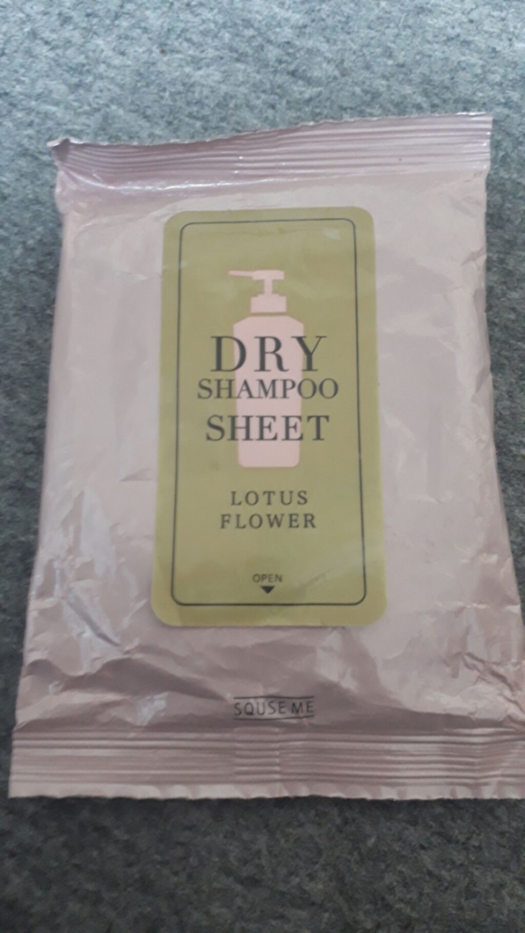 ドライシャンプーシート/スキューズミー/ボディシートを使ったクチコミ(1枚目)