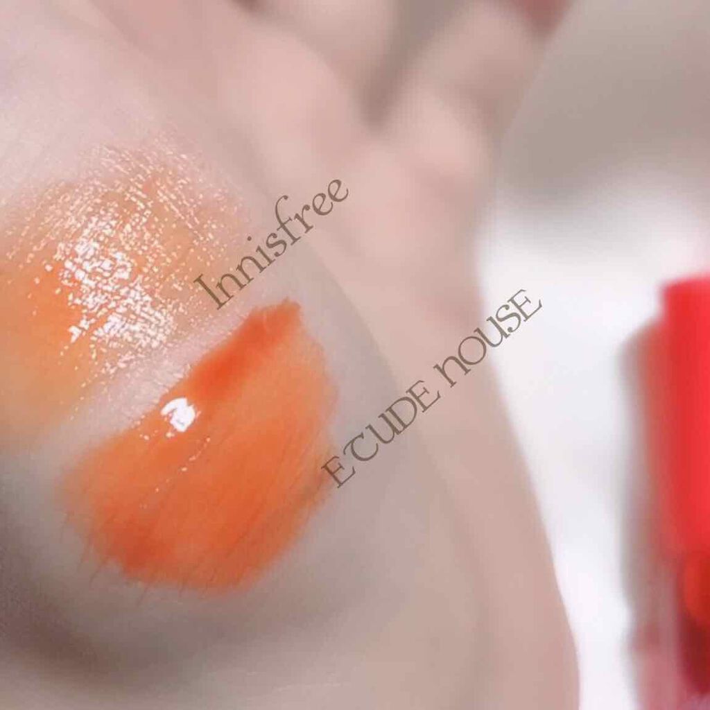 ジューシーメルティングリップバー/innisfree/口紅を使ったクチコミ（2枚目）