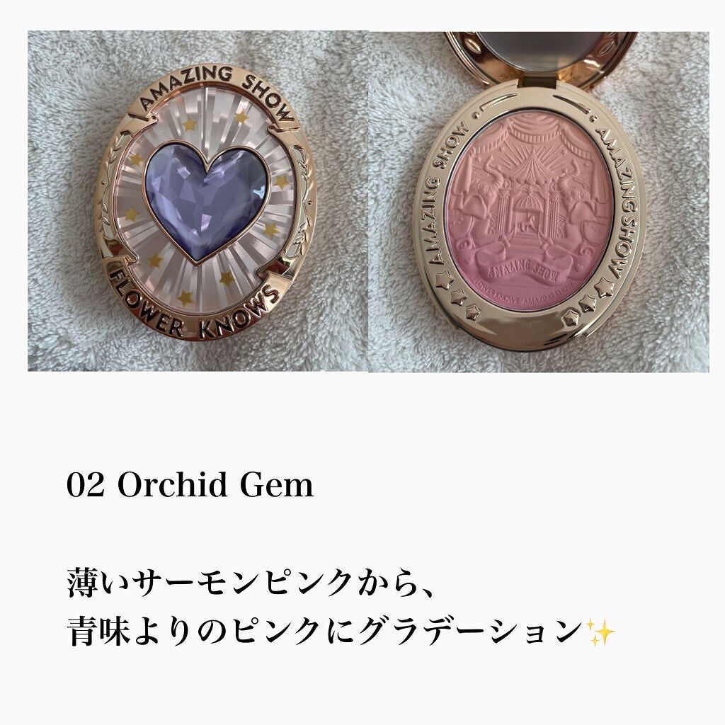 サーカスシリーズ グラデーションブラッシュ /FlowerKnows/パウダーチークを使ったクチコミ(4枚目)