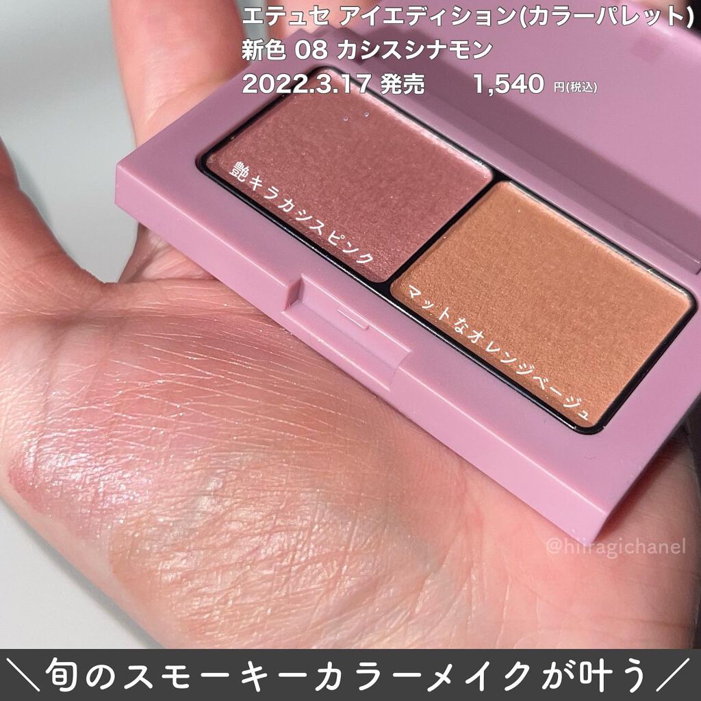 エテュセ アイエディション(カラーパレット)/ettusais/アイシャドウパレットを使ったクチコミ（3枚目）