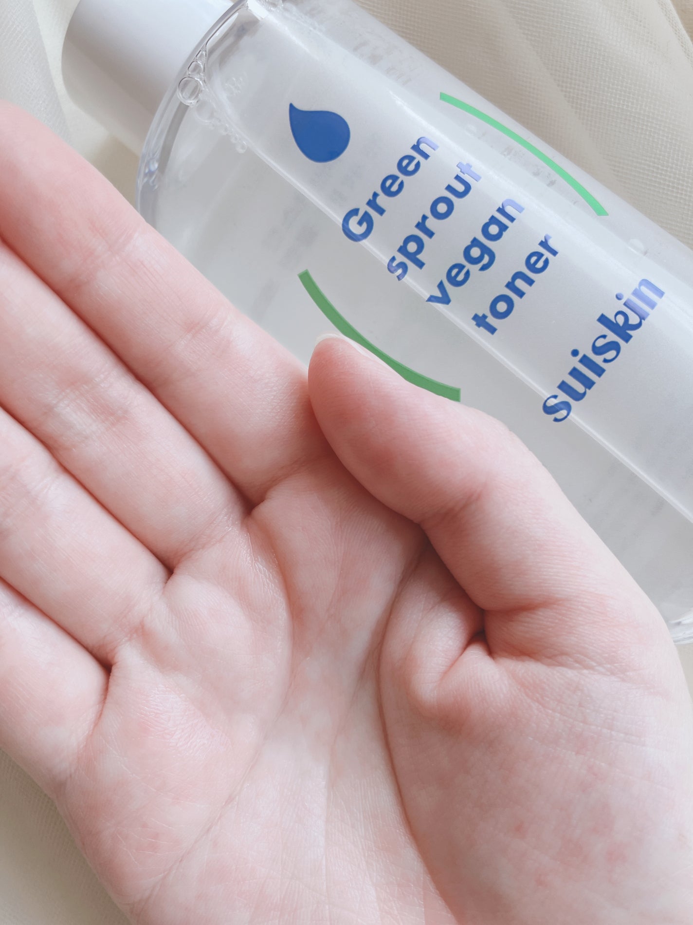 Green sprout vegan toner/suiskin/化粧水を使ったクチコミ(3枚目)