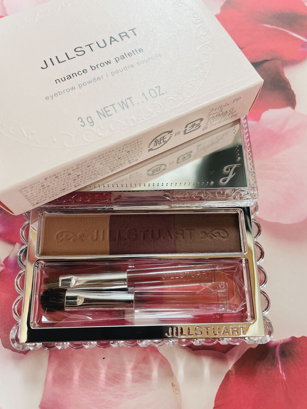 ジルスチュアート ニュアンスブロウパレット 04 purple shade/JILL STUART/パウダーアイブロウを使ったクチコミ（1枚目）