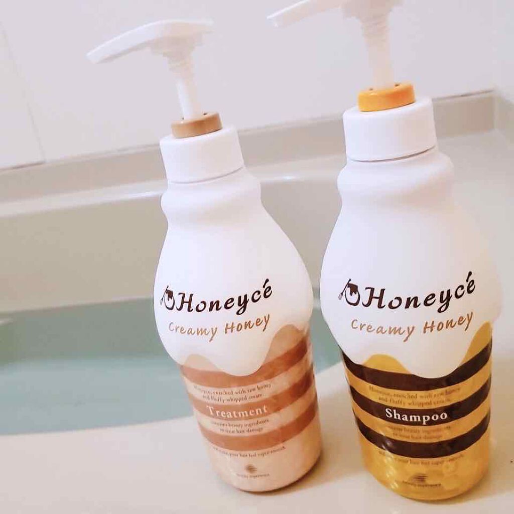 クリーミーハニー シャンプー/トリートメント/ハニーチェ/市販シャンプーを使ったクチコミ（1枚目）