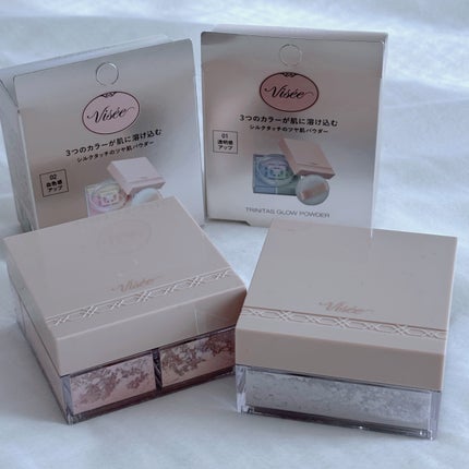 トリニタス グロウ パウダー/Visée/ルースパウダーを使ったクチコミ(2枚目)