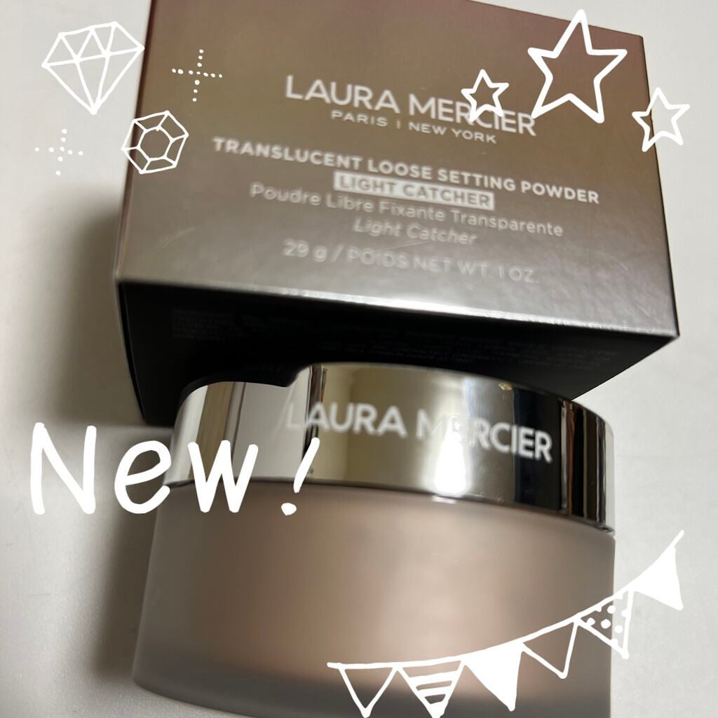 トランスルーセント ルース セッティング パウダー ライトキャッチャー/ローラ メルシエ/ルースパウダーを使ったクチコミ(1枚目)
