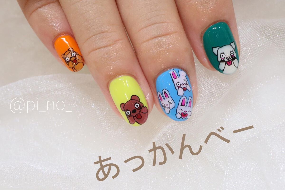 shino on LIPS 「ノンタンネイル★いつも可愛いお話ありがとうございます🥰💕ノンタ..」(2枚目)