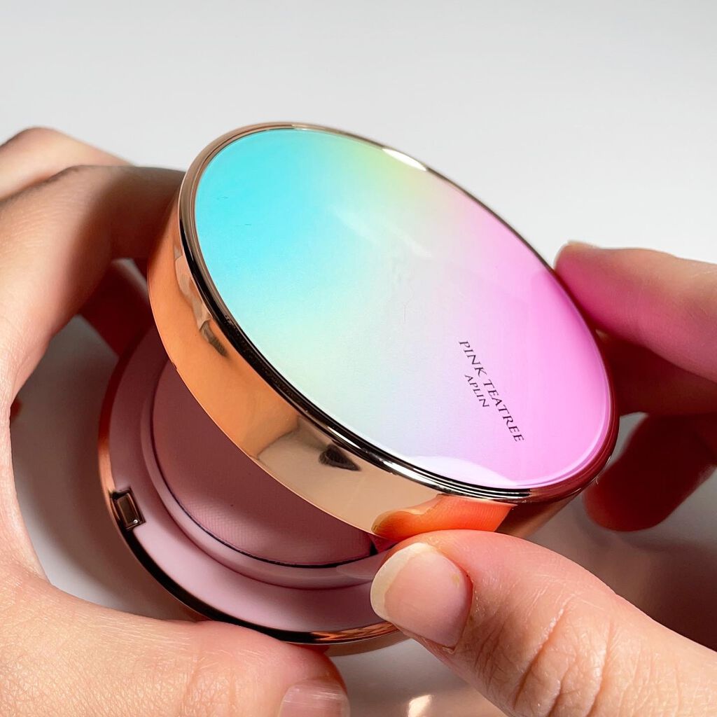 ピンクティーツリーカバークッション/APLIN/クッションファンデーションを使ったクチコミ（1枚目）