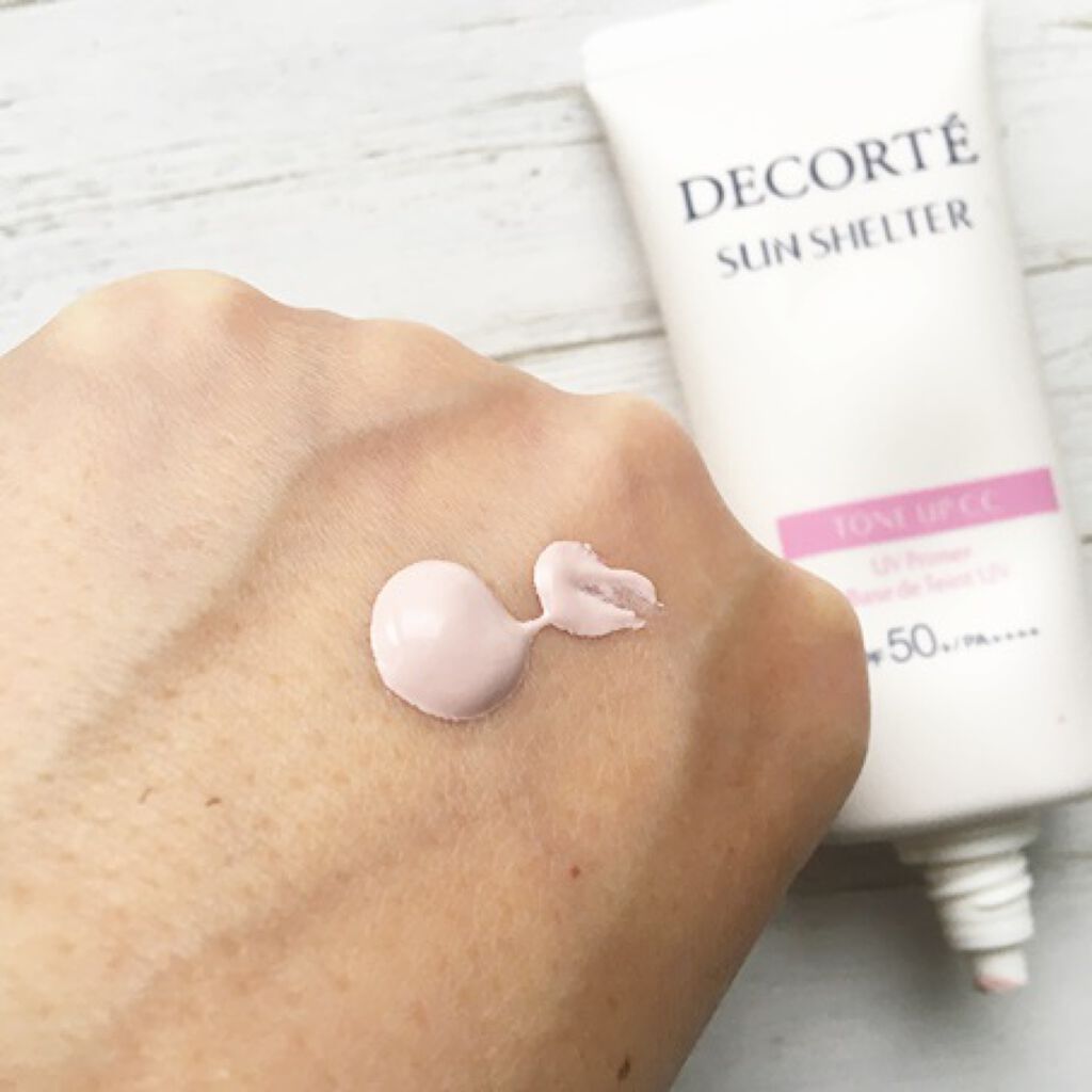 サンシェルター トーンアップCC/DECORTÉ/CCクリームを使ったクチコミ(3枚目)