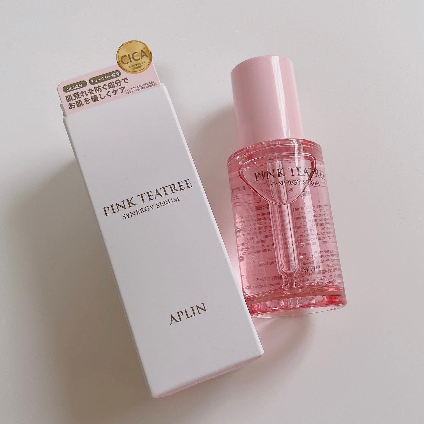 ピンクティーツリーシナジーセラム/APLIN/美容液を使ったクチコミ(1枚目)