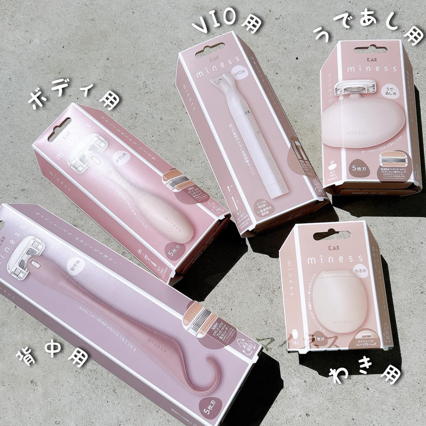 miness ボディ用カミソリ 替刃2個付/貝印/シェーバーを使ったクチコミ(3枚目)