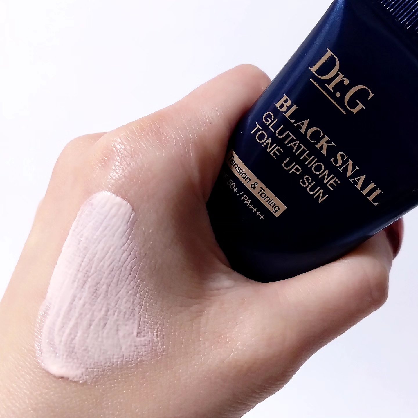 ブラックスネイルグルタチオントーンアップサン/Dr.G/日焼け止めクリームを使ったクチコミ（1枚目）
