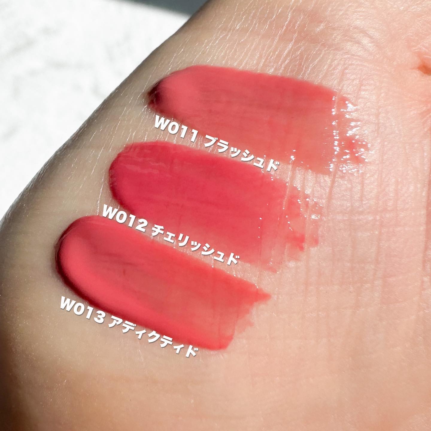 ムードインハンサーウォーターリキッドグロウ/hince/口紅を使ったクチコミ（3枚目）