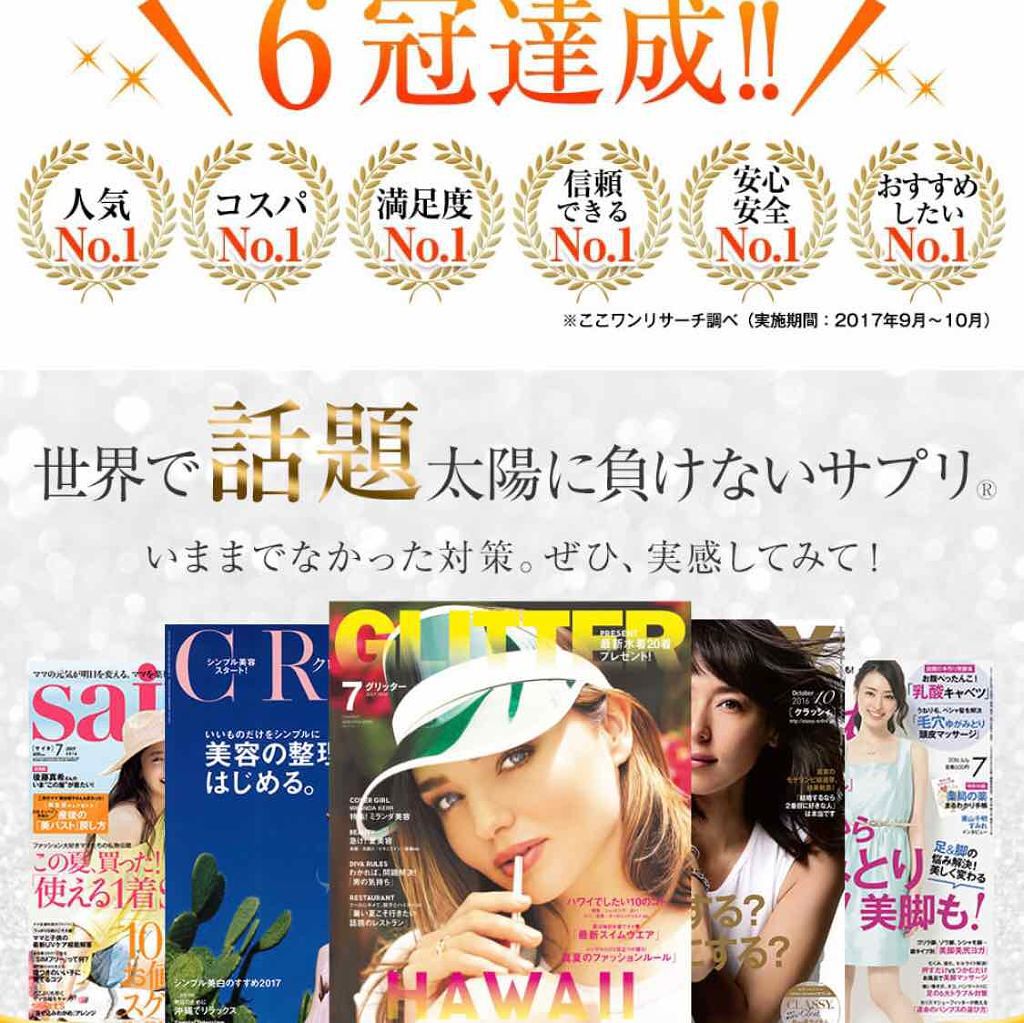 太陽に負けないサプリ/WHITE VEIL/美容サプリメントを使ったクチコミ（3枚目）