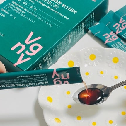 ヴィーガナリー低分子植物性コラーゲンブースターファーストショット/ダルバ/美容サプリメントを使ったクチコミ(5枚目)