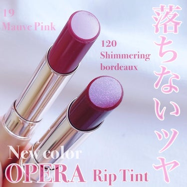 オペラ リップティント N 120 シマリングボルドー（限定色）/OPERA/口紅を使ったクチコミ（1枚目）
