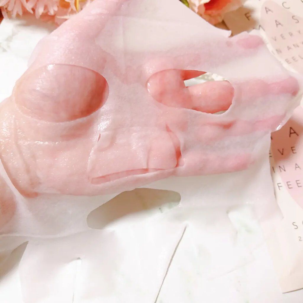 RICE FACE MASKライスバリアフェイスマスク MOISTCLEAR/KOUJIHIME/シートマスク・パックを使ったクチコミ（2枚目）