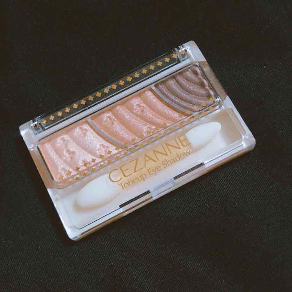 トーンアップアイシャドウ/CEZANNE/アイシャドウパレットを使ったクチコミ(1枚目)