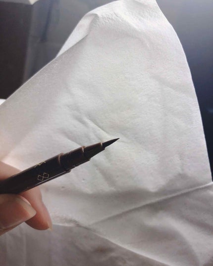 ブラウンアイライナー細芯/CEZANNE/リキッドアイライナーを使ったクチコミ(1枚目)