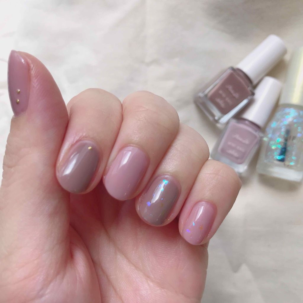 ジェルボリュームトップコート/キャンメイク/ネイルトップコートを使ったクチコミ（1枚目）