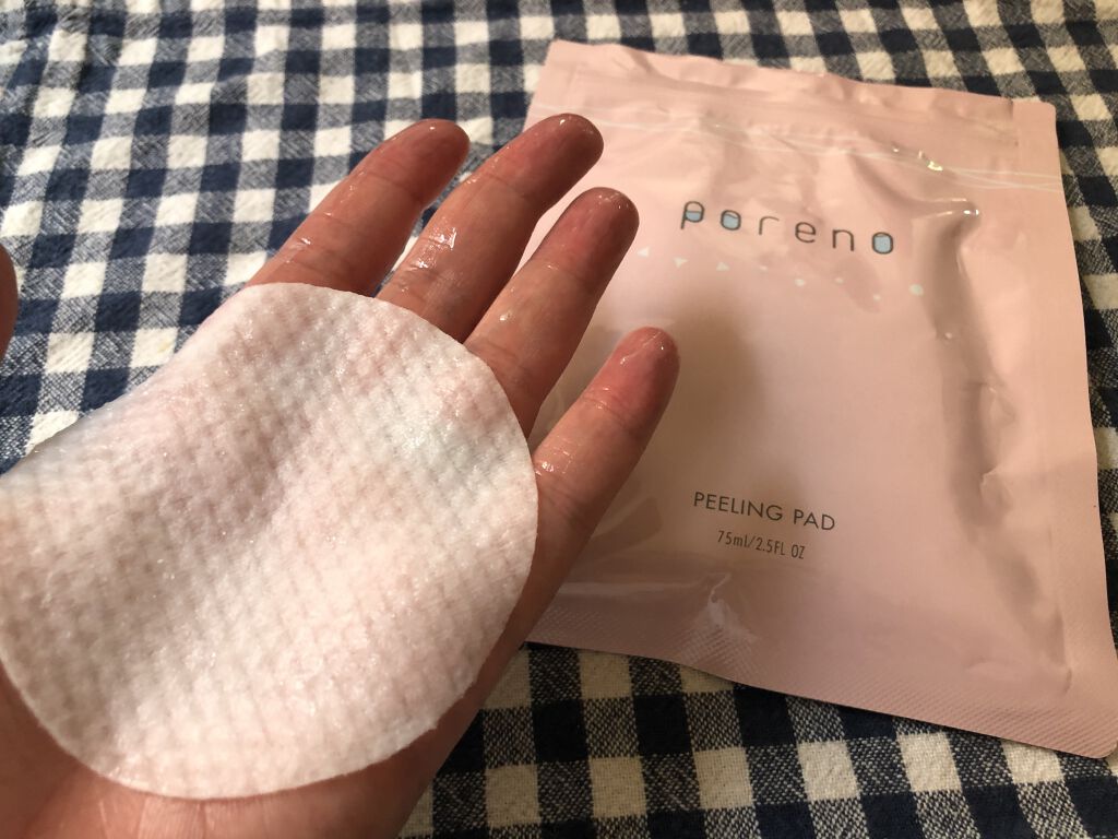 ピーリングパッド ポアノ/ウツクシア/トナーパッドを使ったクチコミ（3枚目）
