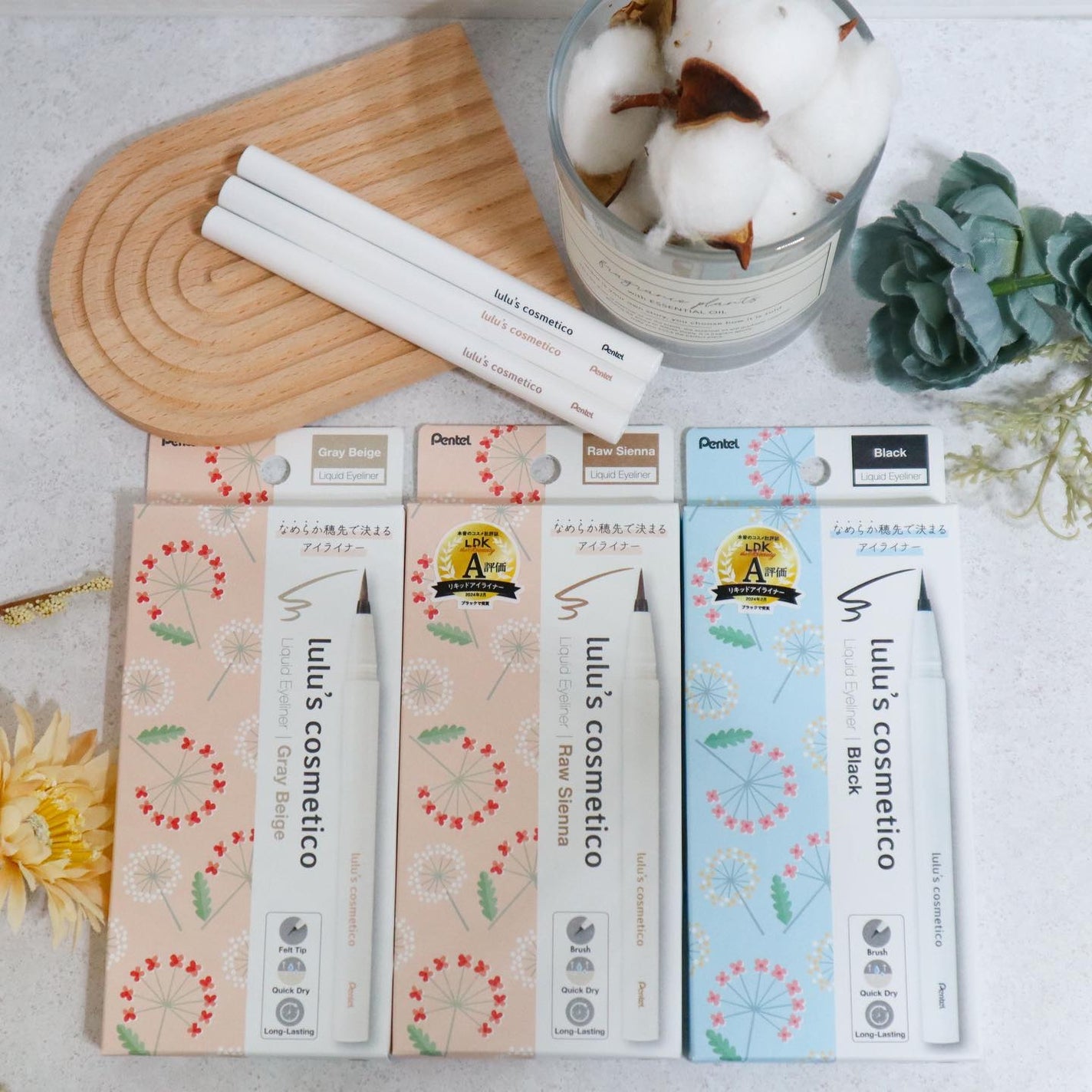 リキッドアイライナー/ルルズコスメティコ/リキッドアイライナーを使ったクチコミ(5枚目)