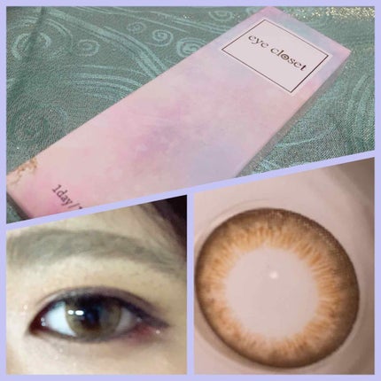eye closet 1day SweetSeries "Girly"(アイクローゼットワンデースウィートシリーズ ガーリー)/EYE CLOSET/ワンデー(1DAY)カラコンを使ったクチコミ(1枚目)