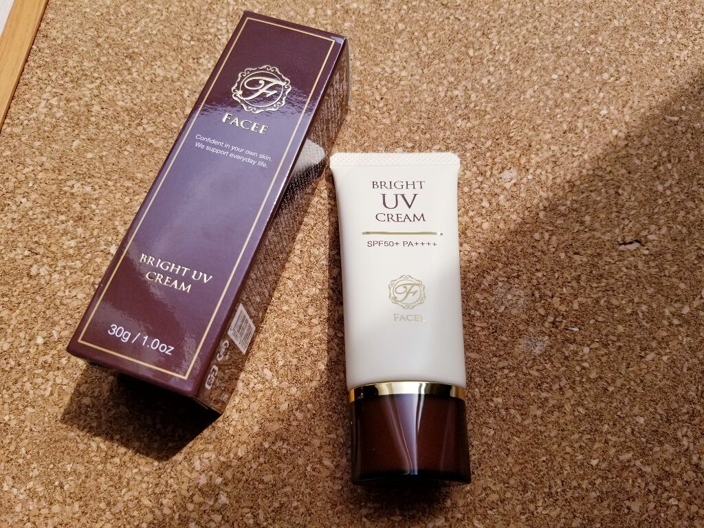 ブライトUVクリーム/Facee/日焼け止めクリームを使ったクチコミ（1枚目）