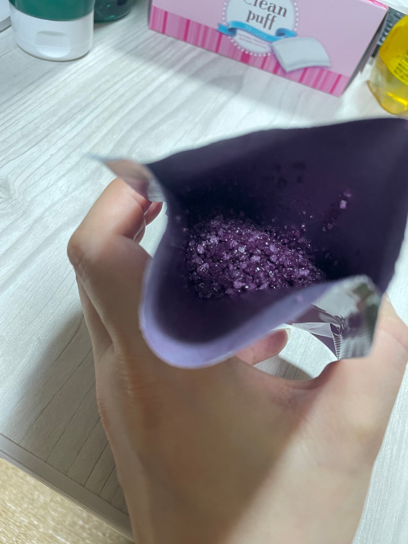 バスソルト ラベンダーミントの香り/クナイプ/無機塩系入浴剤を使ったクチコミ(2枚目)